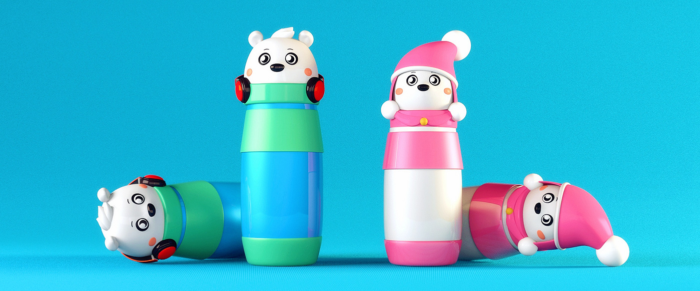 midea空調(diào)北極熊吉祥物設(shè)計(jì)