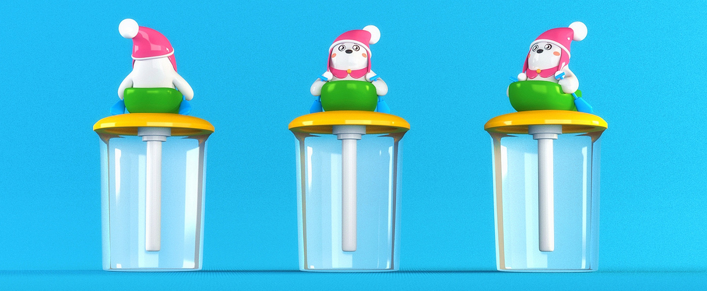 midea空調(diào)北極熊吉祥物設(shè)計(jì)－產(chǎn)品延展