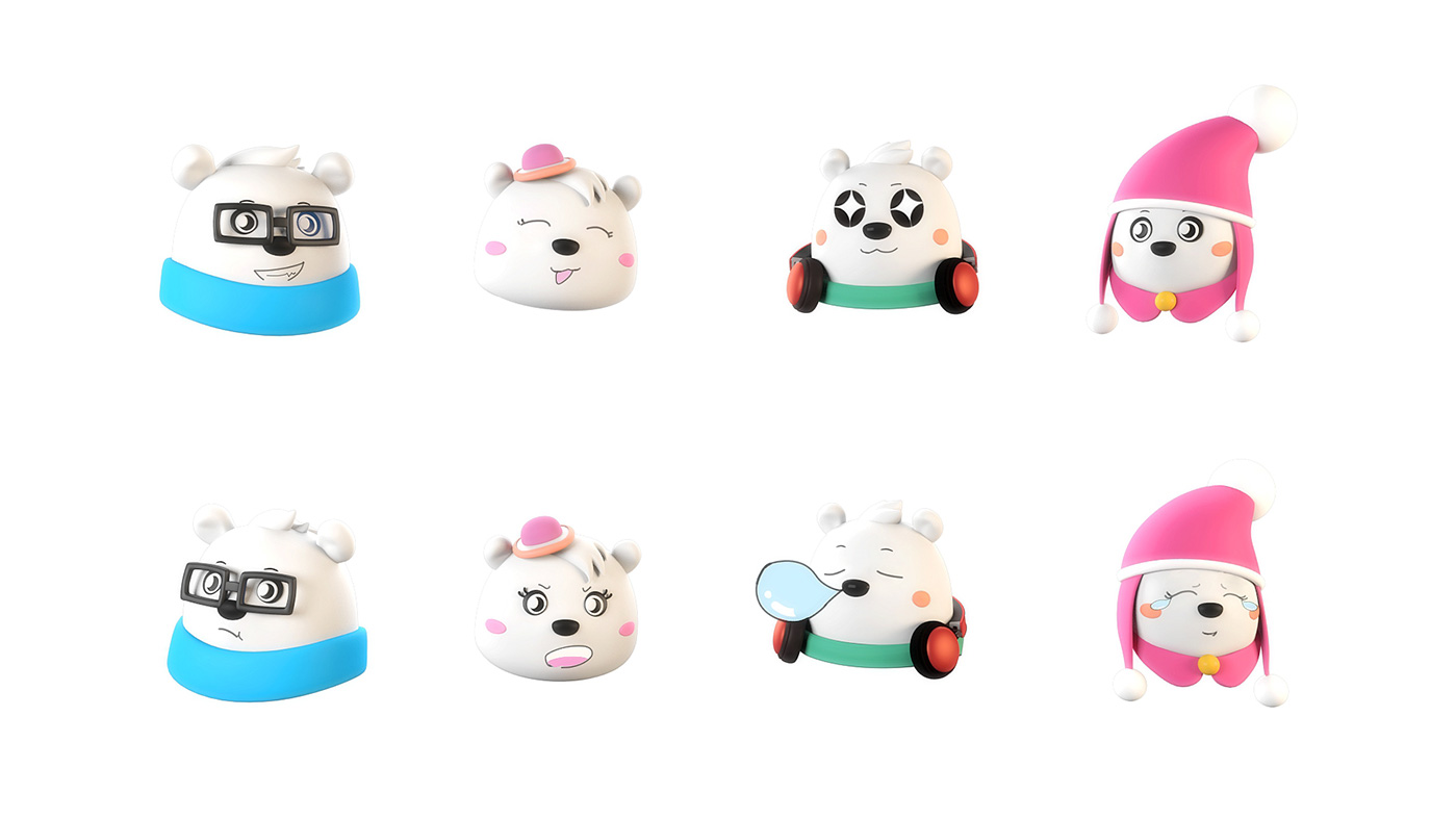 midea空調(diào)北極熊吉祥物設(shè)計(jì)-1