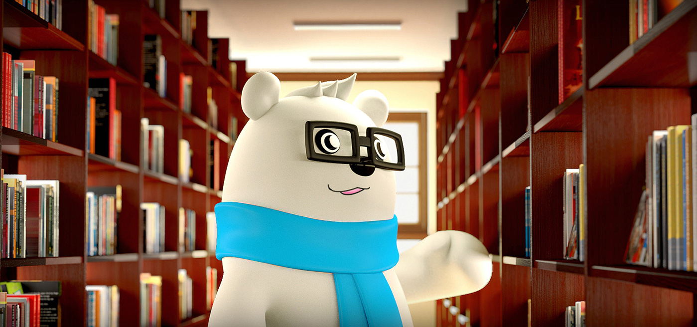 midea空調(diào)北極熊吉祥物設(shè)計(jì)－熊爸