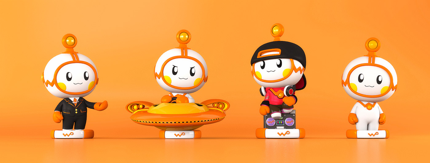 中國聯通沃品牌ip吉祥物形象設計12 中國聯通沃品牌ip吉祥物形象設計12